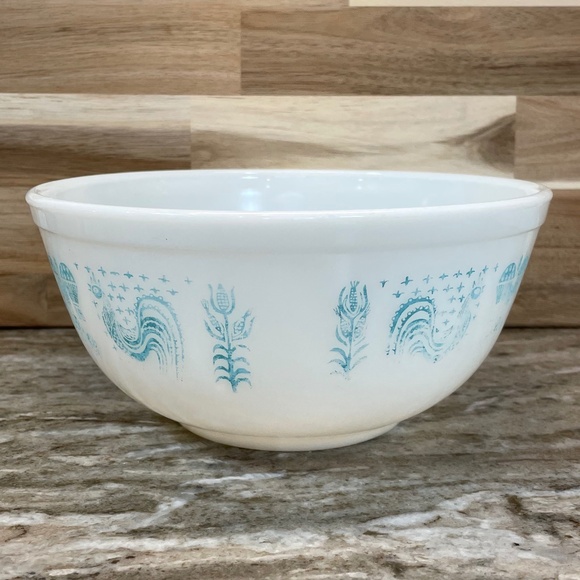 Pyrex Butterprint Mixing Nesting Bowl #403 2.5 Qt. Bake Mix Serve - Vintage - Picture 2 of 8